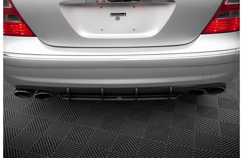 Street Pro Rear Diffuser Mercedes-Benz E 55 AMG W211 - Black