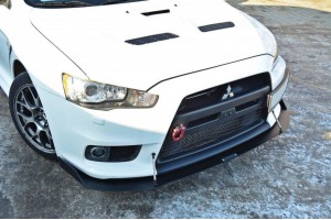 FRONT RACING SPLITTER V.1 Mitsubishi Lancer Evo X FRONT RACING SPLITTER V.1 Mitsubishi Lancer Evo X