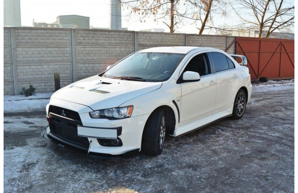 FRONT RACING SPLITTER V.1 Mitsubishi Lancer Evo X FRONT RACING SPLITTER V.1 Mitsubishi Lancer Evo X