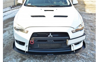 FRONT RACING SPLITTER V.1 Mitsubishi Lancer Evo X