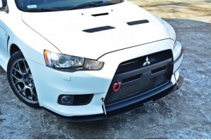 FRONT RACING SPLITTER V.2 Mitsubishi Lancer Evo X
