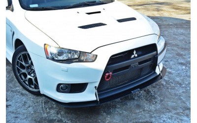 FRONT RACING SPLITTER V.2 Mitsubishi Lancer Evo X