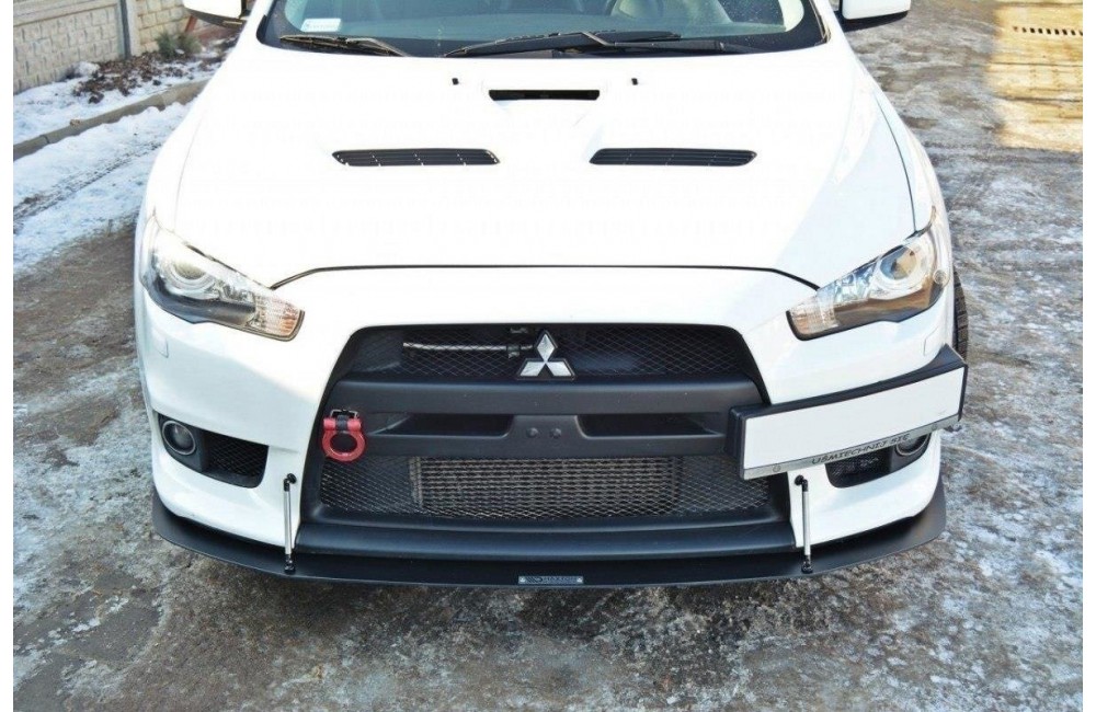 FRONT RACING SPLITTER V.2 Mitsubishi Lancer Evo X