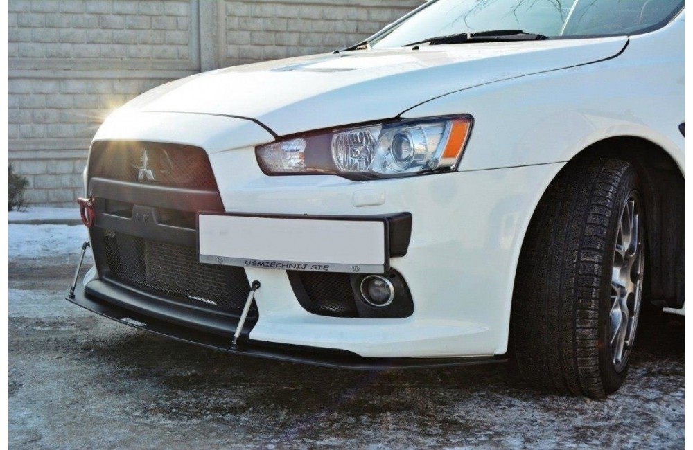 FRONT RACING SPLITTER V.2 Mitsubishi Lancer Evo X