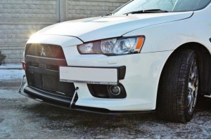 FRONT RACING SPLITTER V.2 Mitsubishi Lancer Evo X