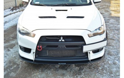 FRONT RACING SPLITTER V.2 Mitsubishi Lancer Evo X