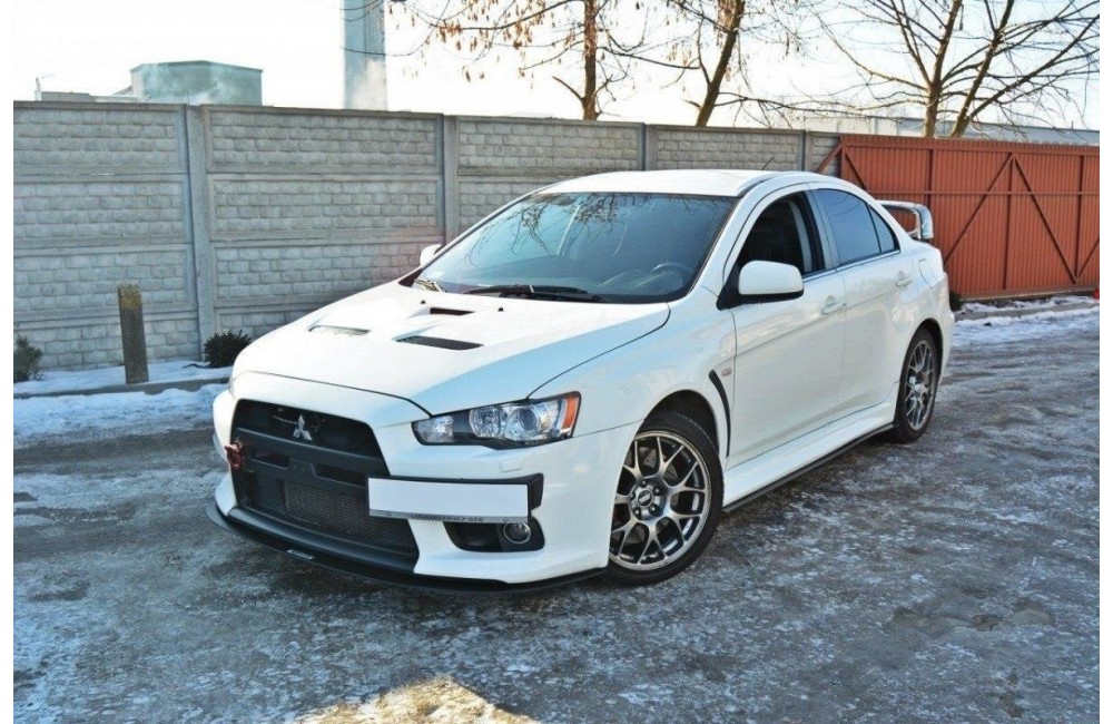 FRONT RACING SPLITTER V.3 Mitsubishi Lancer Evo X