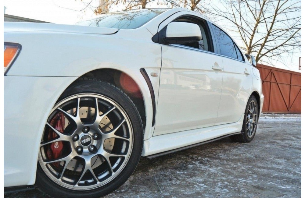 RACING SIDE SKIRTS DIFFUSERS Mitsubishi Lancer Evo X