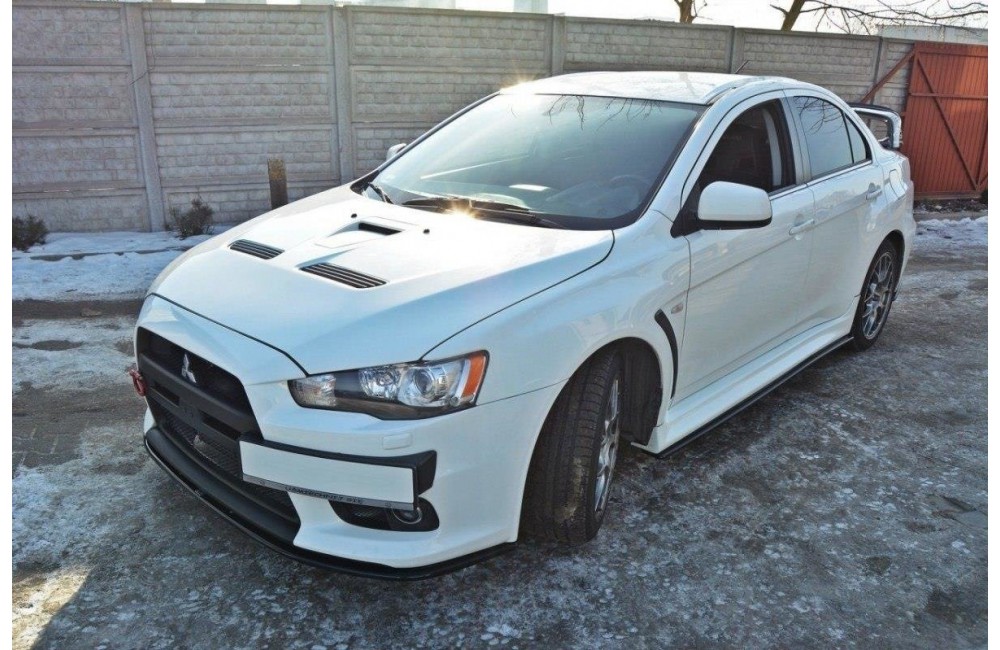 FRONT SPLITTER V.2 Mitsubishi Lancer Evo X