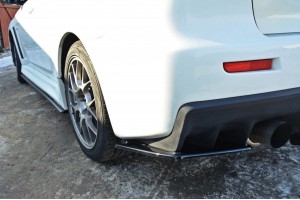 REAR SIDE SPLITTERS Mitsubishi Lancer Evo X