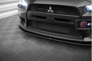Street Pro Front Splitter Mitsubishi Lancer EVO X - Black