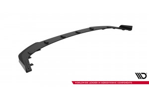 Street Pro Front Splitter + Flaps Mitsubishi Lancer EVO X - Black + Gloss Flaps