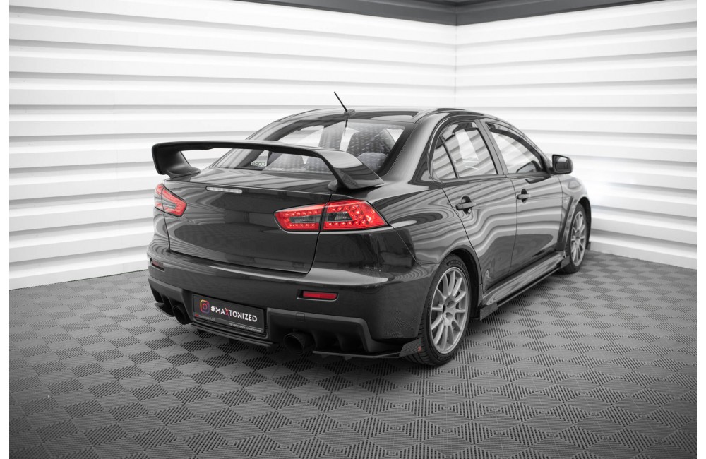 Street Pro Rear Diffuser Mitsubishi Lancer EVO X - Black