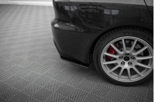Street Pro Rear Side Splitters  Mitsubishi Lancer EVO X - Black