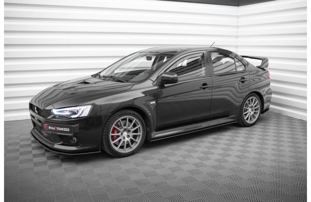 Street Pro Side Skirts Diffusers Mitsubishi Lancer EVO X - Black Street Pro Side Skirts Diffusers Mitsubishi Lancer EVO X - Black