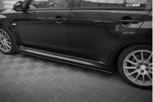 Street Pro Side Skirts Diffusers Mitsubishi Lancer EVO X - Black Street Pro Side Skirts Diffusers Mitsubishi Lancer EVO X - Black