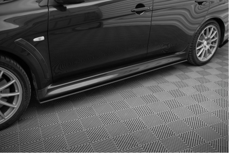 Street Pro Side Skirts Diffusers Mitsubishi Lancer EVO X