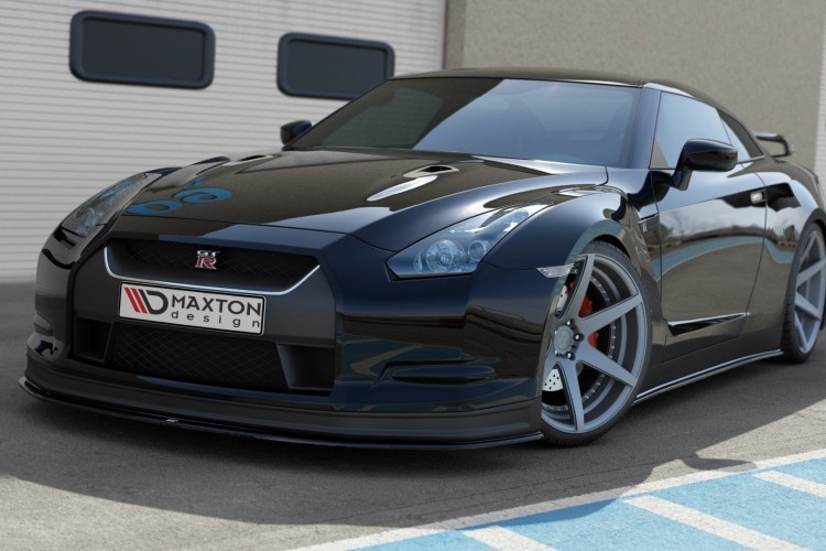 FRONT SPLITTER V.2 NISSAN GT-R PREFACE COUPE (R35-SERIES)