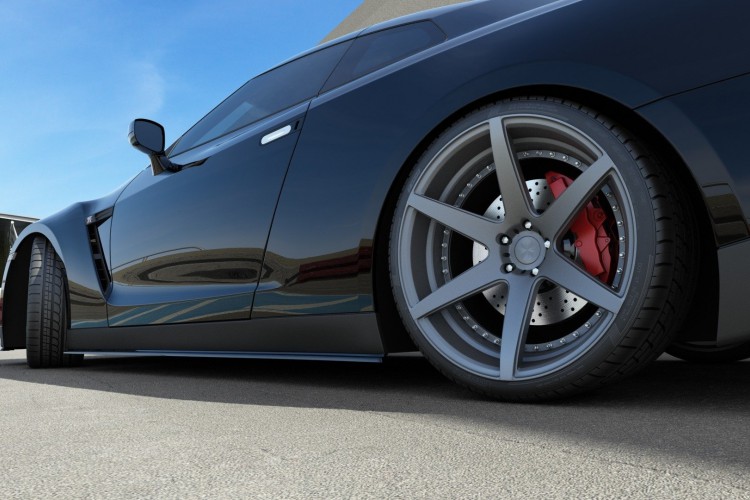 SIDE SKIRTS DIFFUSERS NISSAN GT-R PREFACE COUPE (R35-SERIES)