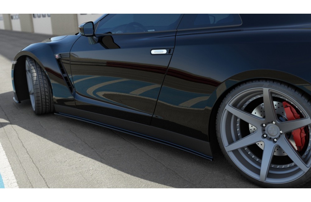 SIDE SKIRTS DIFFUSERS NISSAN GT-R PREFACE COUPE (R35-SERIES)