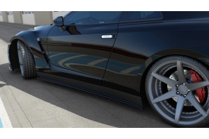 SIDE SKIRTS DIFFUSERS NISSAN GT-R PREFACE COUPE (R35-SERIES)
