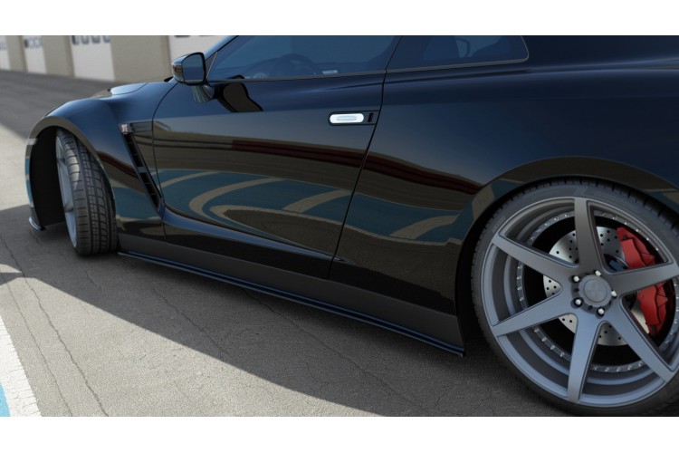 SIDE SKIRTS DIFFUSERS NISSAN GT-R PREFACE COUPE (R35-SERIES)