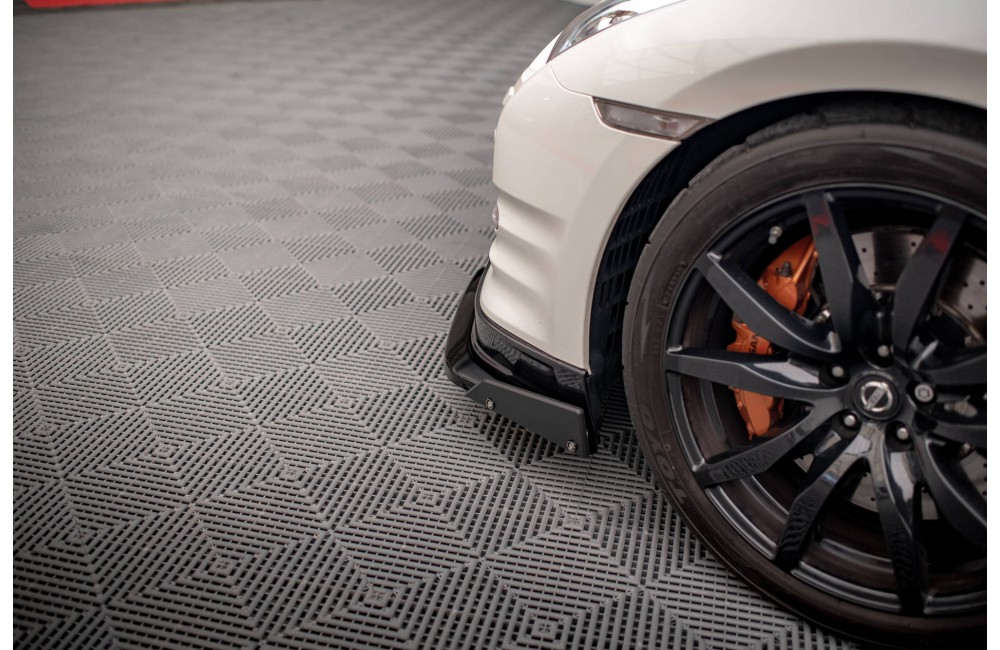 Front Splitter + Flaps Nissan GTR R35 Facelift