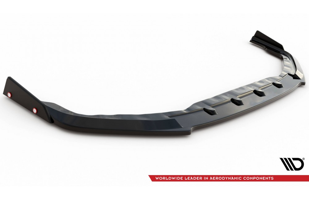 Front Splitter + Flaps Nissan GTR R35 Facelift