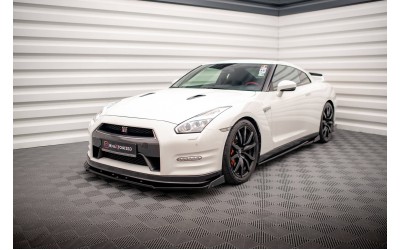 Front Splitter + Flaps Nissan GTR R35 Facelift