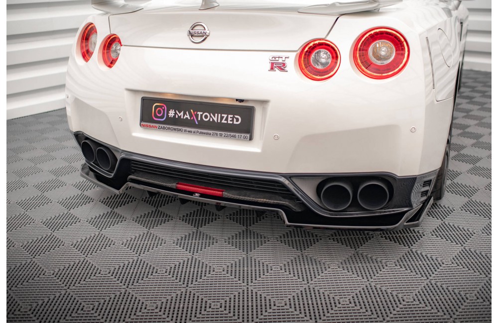 Rear Splitter (with vertical bars) Nissan GTR R35 Facelift