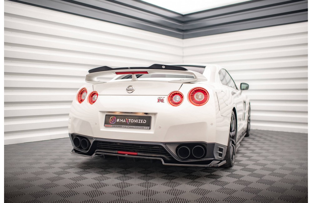 Rear Splitter (with vertical bars) Nissan GTR R35 Facelift