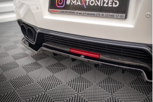 Rear Splitter + Flaps for Nissan GTR R35 Facelift