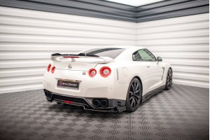 Rear Splitter + Flaps for Nissan GTR R35 Facelift