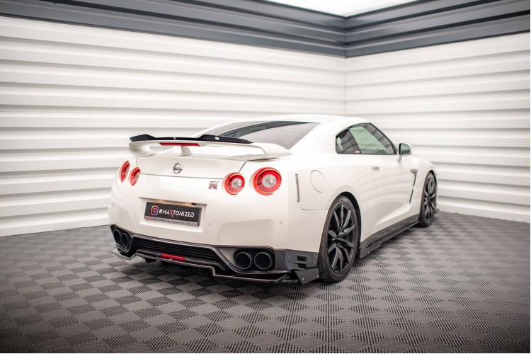 Πίσω Splitter + Flaps για Nissan GTR R35 Facelift