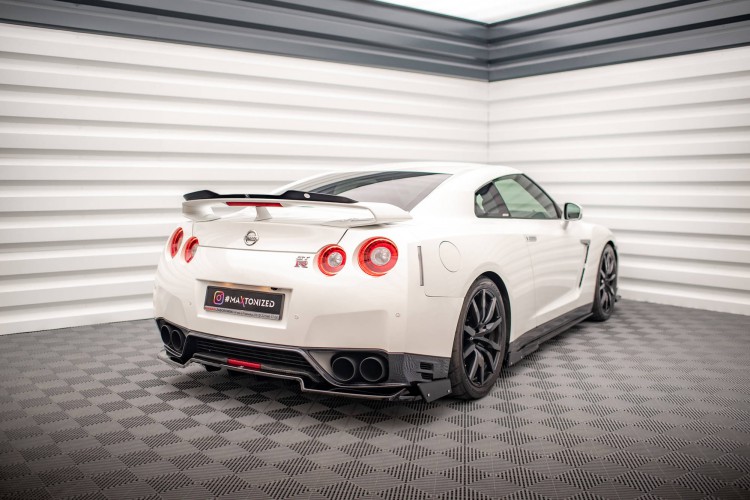 Πίσω Splitter + Flaps για Nissan GTR R35 Facelift