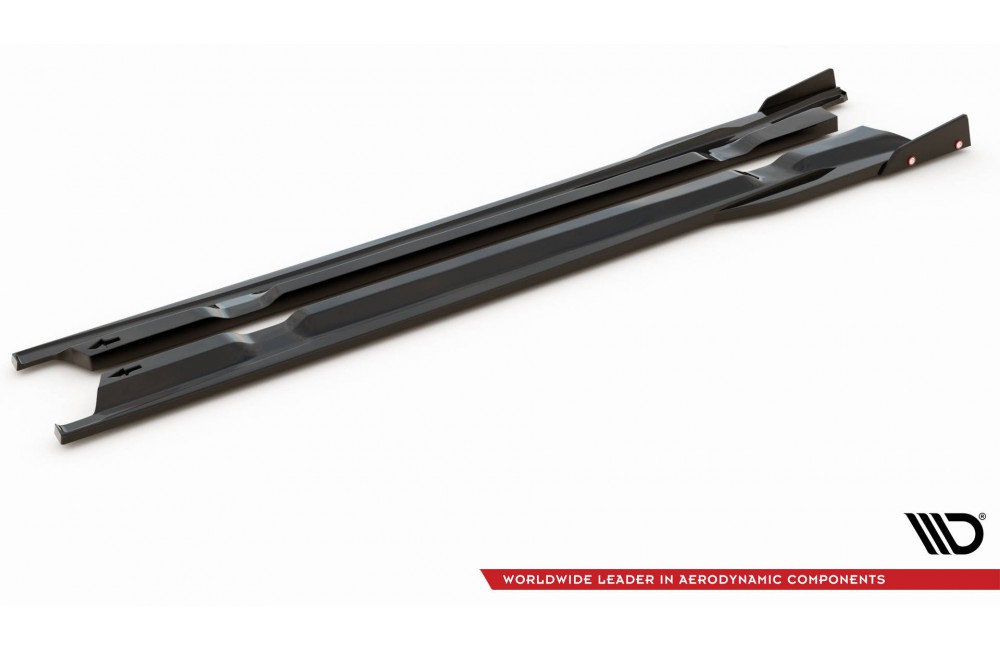 Side Skirts Diffusers + Flaps Nissan GTR R35 Facelift