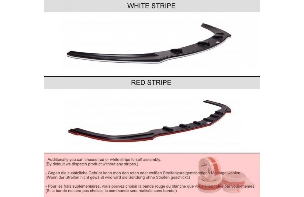 FRONT SPLITTER NISSAN QASHQAI (PREFACE)