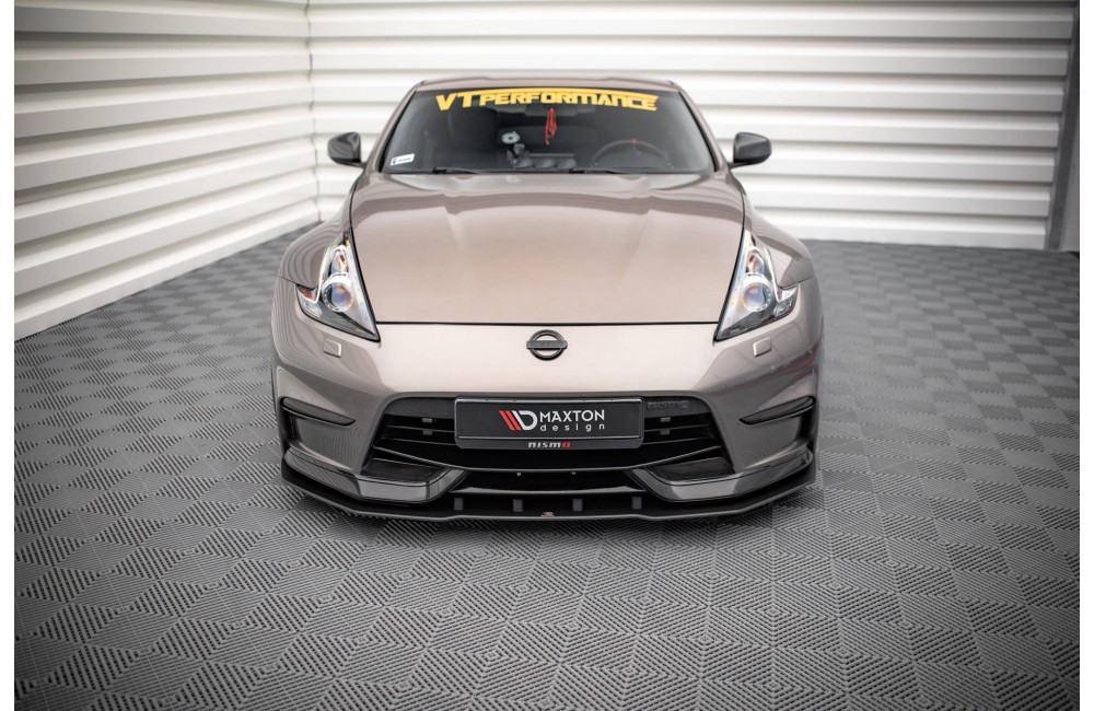 Street Pro Front Splitter Nissan 370Z Nismo Facelift - Black