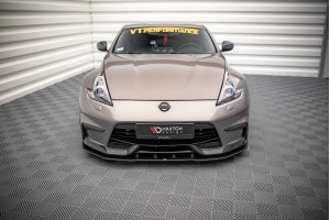 Street Pro Front Splitter Nissan 370Z Nismo Facelift - Black