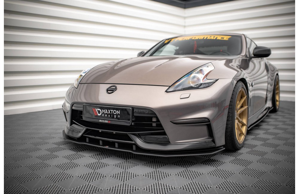Street Pro Front Splitter Nissan 370Z Nismo Facelift - Black