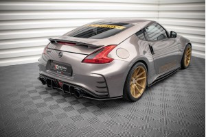 Street Pro Rear Side Splitters Nissan 370Z Nismo Facelift - Black Street Pro Rear Side Splitters Nissan 370Z Nismo Facelift - Black