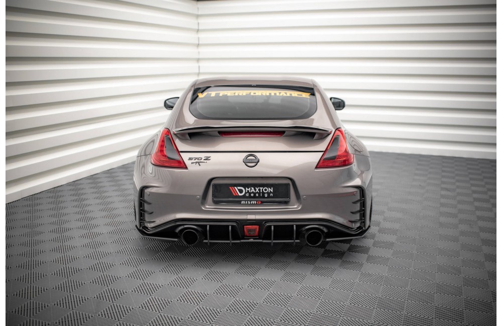 Street Pro Rear Side Splitters Nissan 370Z Nismo Facelift - Black Street Pro Rear Side Splitters Nissan 370Z Nismo Facelift - Black