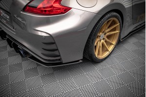 Street Pro Rear Side Splitters Nissan 370Z Nismo Facelift - Black Street Pro Rear Side Splitters Nissan 370Z Nismo Facelift - Black