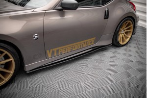 Street Pro Side Skirts Diffusers Nissan 370Z Nismo Facelift - Black Street Pro Side Skirts Diffusers Nissan 370Z Nismo Facelift - Black