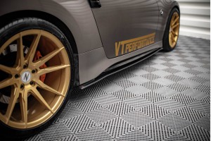 Street Pro Side Skirts Diffusers Nissan 370Z Nismo Facelift - Black Street Pro Side Skirts Diffusers Nissan 370Z Nismo Facelift - Black
