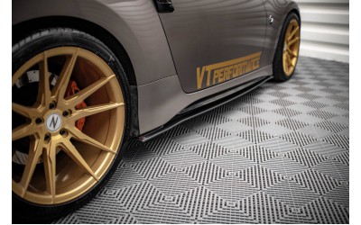 Street Pro Side Skirts Diffusers Nissan 370Z Nismo Facelift - Black