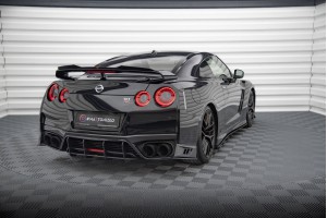 Street Pro Rear Diffuser Nissan GTR R35 Facelift - Black