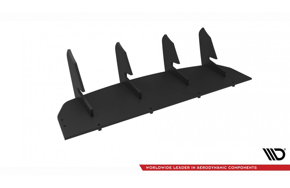 Street Pro Rear Diffuser Nissan GTR R35 Facelift - Black