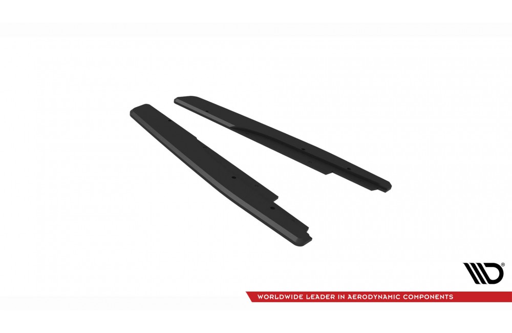 Street Pro Rear Side Splitters Nissan GTR R35 Facelift - Black Street Pro Rear Side Splitters Nissan GTR R35 Facelift - Black