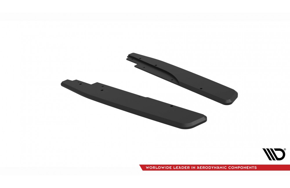 Street Pro Rear Side Splitters Nissan GTR R35 Facelift - Black Street Pro Rear Side Splitters Nissan GTR R35 Facelift - Black